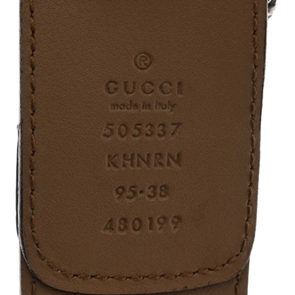 GUCCI  GG Supreme Monogram Suede Dionysus 40mm Belt 95 38 Beige Taupe main image 4